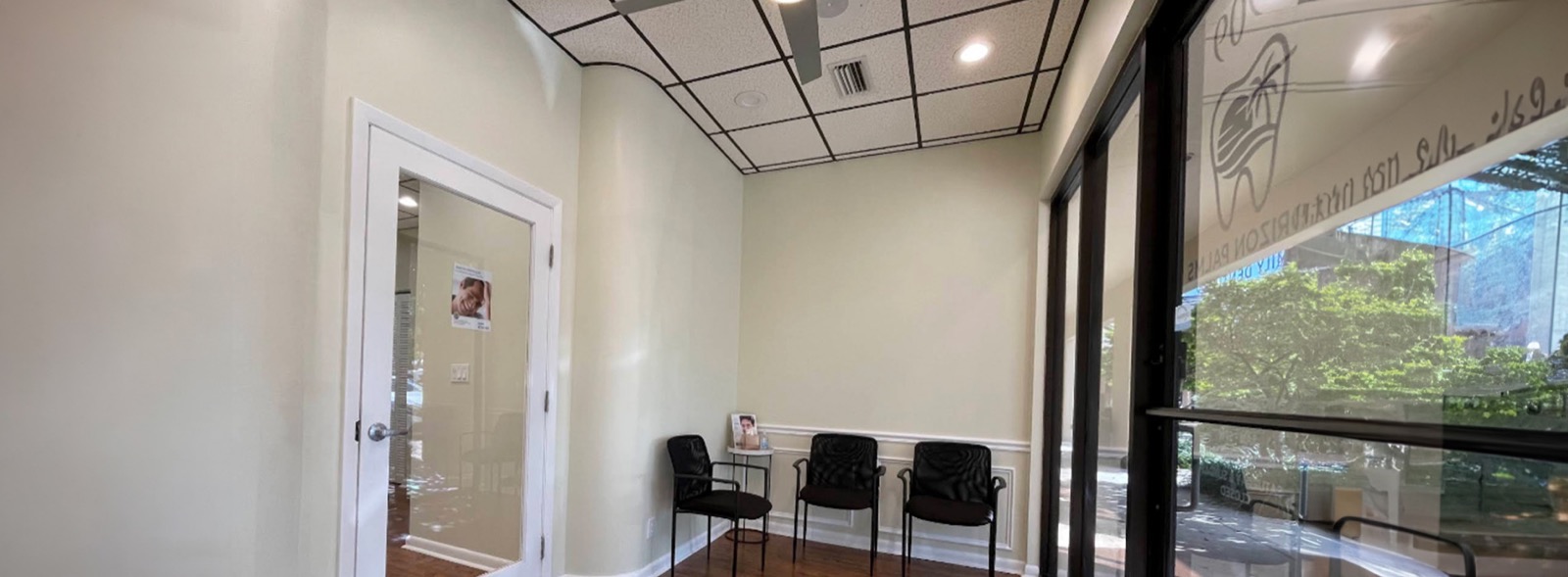 Waiting room at Horizon Palms Family Dentistry in Lake Worth, FL